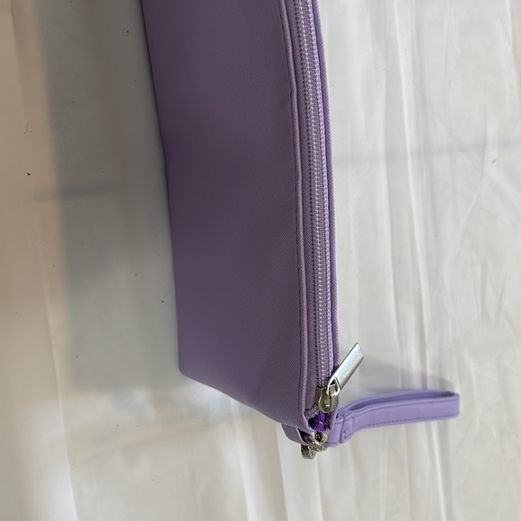 Women’s violet colored clutch bag with removable strap - Picture 1 of 3